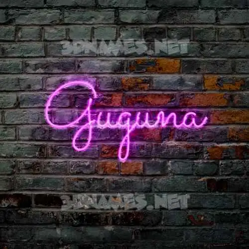 guguna in Pink Neon style - 3D name wallpaper guguna in Pink Neon style - 3D name wallpaper