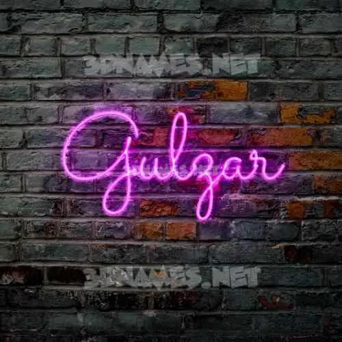 gulzar in Pink Neon style - 3D name wallpaper gulzar in Pink Neon style - 3D name wallpaper