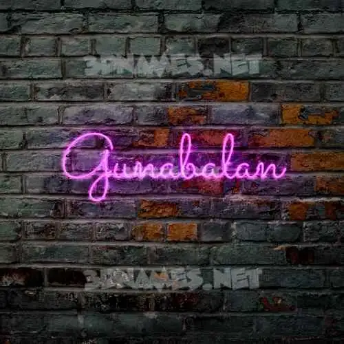 gunabalan in Pink Neon style - 3D name wallpaper gunabalan in Pink Neon style - 3D name wallpaper