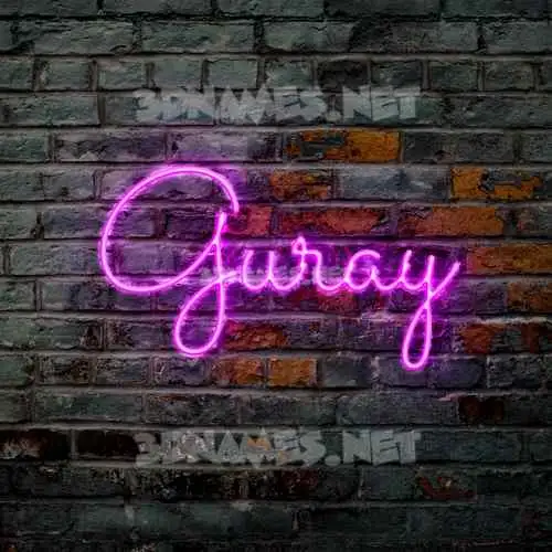 guray in Pink Neon style - 3D name wallpaper guray in Pink Neon style - 3D name wallpaper