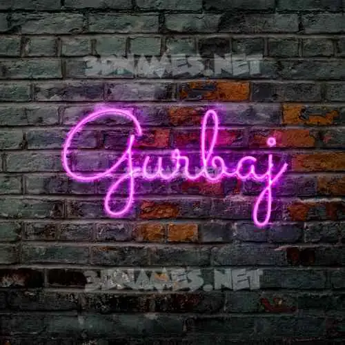 gurbaj in Pink Neon style - 3D name wallpaper gurbaj in Pink Neon style - 3D name wallpaper