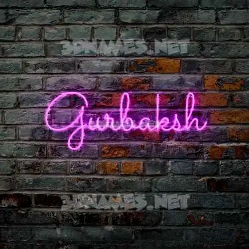 gurbaksh in Pink Neon style - 3D name wallpaper gurbaksh in Pink Neon style - 3D name wallpaper