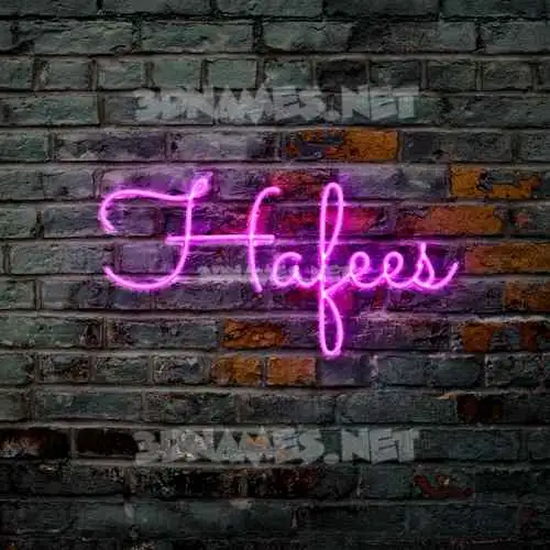 hafees in Pink Neon style - 3D name wallpaper hafees in Pink Neon style - 3D name wallpaper