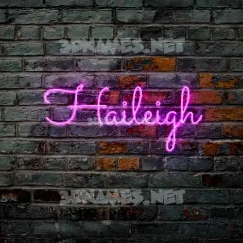 haileigh in Pink Neon style - 3D name wallpaper haileigh in Pink Neon style - 3D name wallpaper