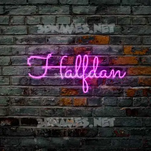 halfdan in Pink Neon style - 3D name wallpaper halfdan in Pink Neon style - 3D name wallpaper