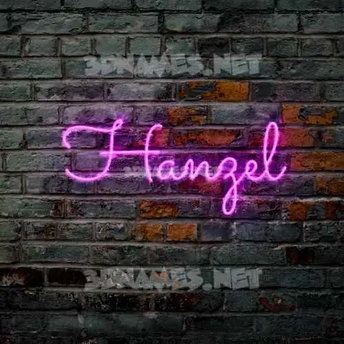 hanzel in Pink Neon style - 3D name wallpaper hanzel in Pink Neon style - 3D name wallpaper