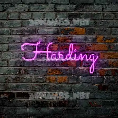 harding in Pink Neon style - 3D name wallpaper harding in Pink Neon style - 3D name wallpaper