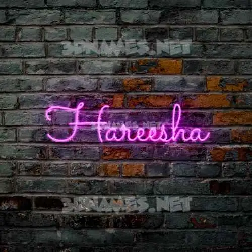 hareesha in Pink Neon style - 3D name wallpaper hareesha in Pink Neon style - 3D name wallpaper