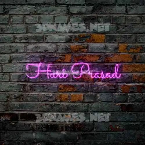 hari prasad in Pink Neon style - 3D name wallpaper hari prasad in Pink Neon style - 3D name wallpaper