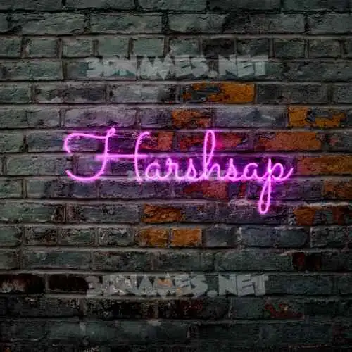 harshsap in Pink Neon style - 3D name wallpaper harshsap in Pink Neon style - 3D name wallpaper