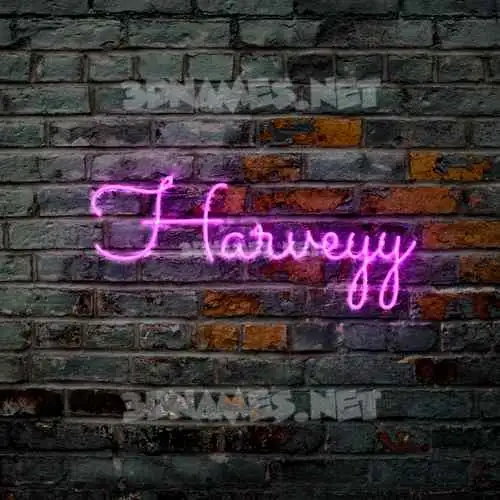 harveyy in Pink Neon style - 3D name wallpaper harveyy in Pink Neon style - 3D name wallpaper