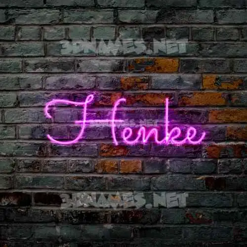 henke in Pink Neon style - 3D name wallpaper henke in Pink Neon style - 3D name wallpaper