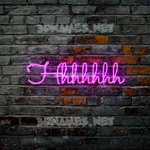 hhhhhhh in Pink Neon style - 3D name wallpaper hhhhhhh in Pink Neon style - 3D name wallpaper