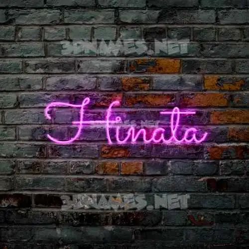 hinata in Pink Neon style - 3D name wallpaper hinata in Pink Neon style - 3D name wallpaper