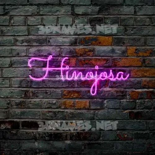 hinojosa in Pink Neon style - 3D name wallpaper hinojosa in Pink Neon style - 3D name wallpaper