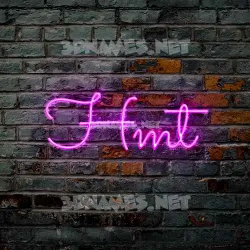 hmt in Pink Neon style - 3D name wallpaper hmt in Pink Neon style - 3D name wallpaper
