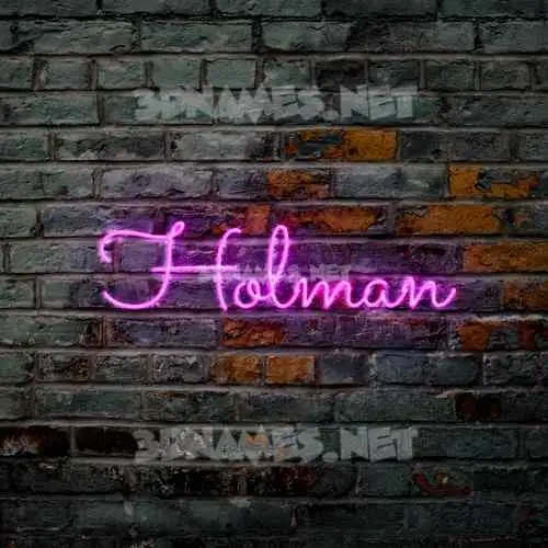 holman in Pink Neon style - 3D name wallpaper holman in Pink Neon style - 3D name wallpaper