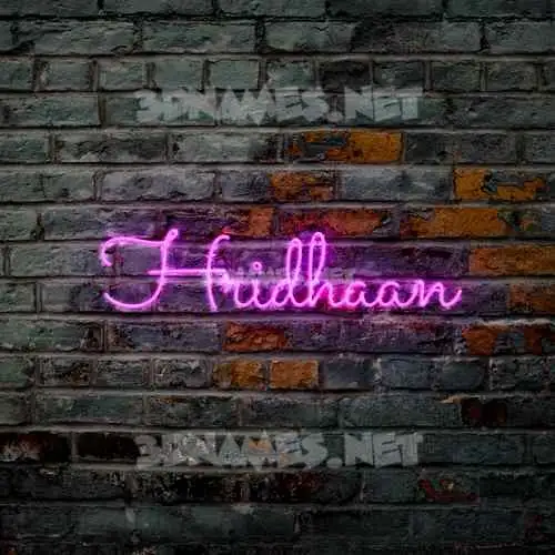 hridhaan in Pink Neon style - 3D name wallpaper hridhaan in Pink Neon style - 3D name wallpaper