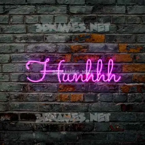 hunhhh in Pink Neon style - 3D name wallpaper hunhhh in Pink Neon style - 3D name wallpaper