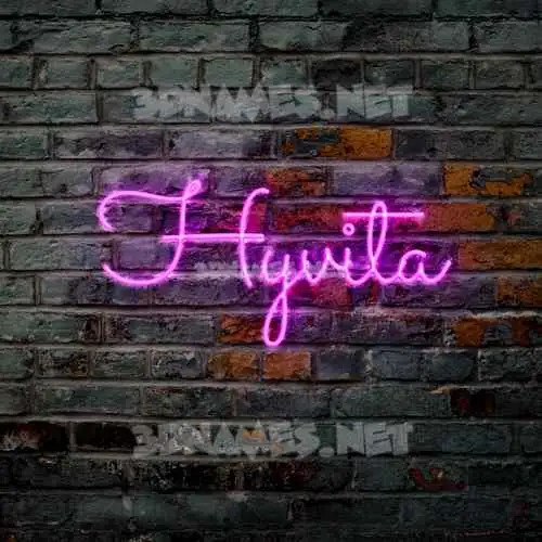 hyvita in Pink Neon style - 3D name wallpaper hyvita in Pink Neon style - 3D name wallpaper