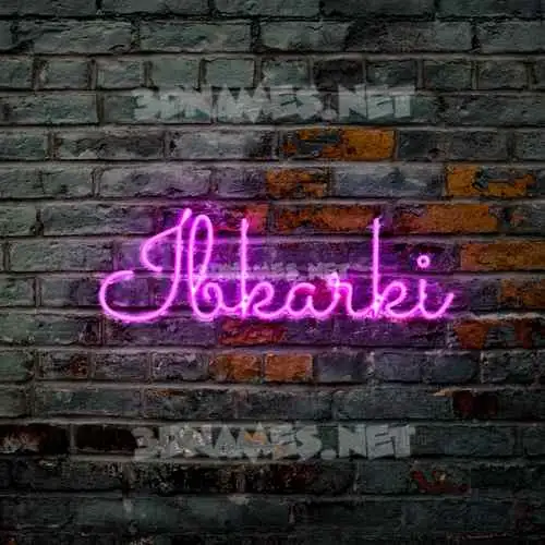 ibkarki in Pink Neon style - 3D name wallpaper ibkarki in Pink Neon style - 3D name wallpaper