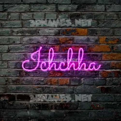 ichchha in Pink Neon style - 3D name wallpaper ichchha in Pink Neon style - 3D name wallpaper