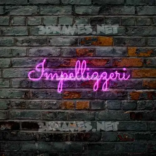 impellizzeri in Pink Neon style - 3D name wallpaper impellizzeri in Pink Neon style - 3D name wallpaper