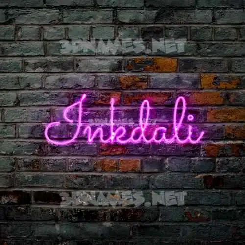 inkdali in Pink Neon style - 3D name wallpaper inkdali in Pink Neon style - 3D name wallpaper