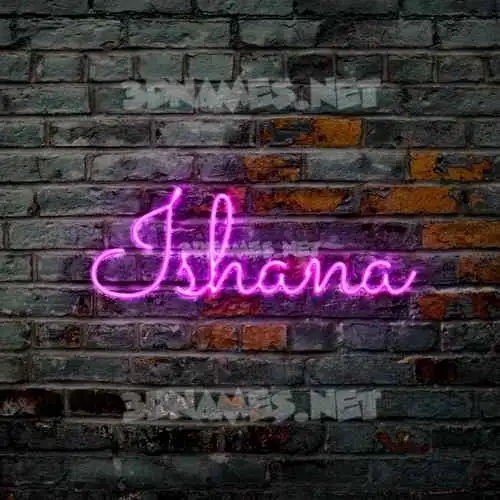 ishana in Pink Neon style - 3D name wallpaper ishana in Pink Neon style - 3D name wallpaper