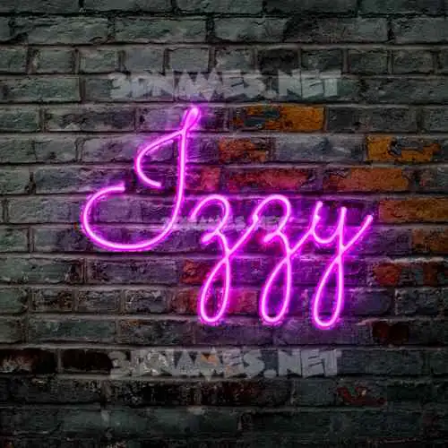izzy in Pink Neon style - 3D name wallpaper izzy in Pink Neon style - 3D name wallpaper