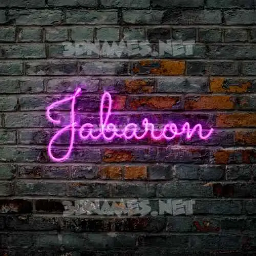 jabaron in Pink Neon style - 3D name wallpaper jabaron in Pink Neon style - 3D name wallpaper