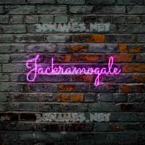 jackramogale in Pink Neon style - 3D name wallpaper jackramogale in Pink Neon style - 3D name wallpaper