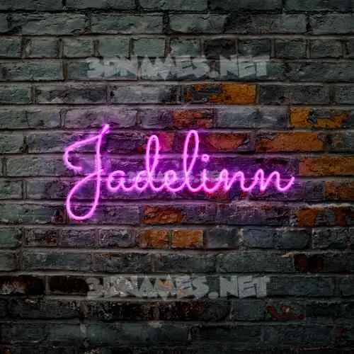 jadelinn in Pink Neon style - 3D name wallpaper jadelinn in Pink Neon style - 3D name wallpaper