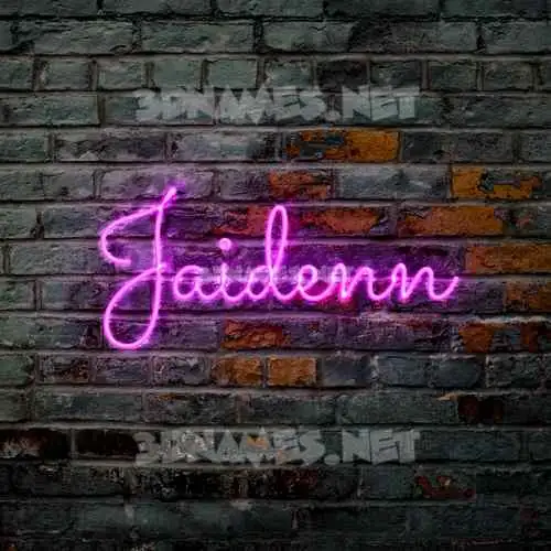 jaidenn in Pink Neon style - 3D name wallpaper jaidenn in Pink Neon style - 3D name wallpaper