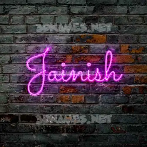 jainish in Pink Neon style - 3D name wallpaper jainish in Pink Neon style - 3D name wallpaper