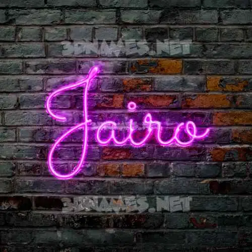 jairo in Pink Neon style - 3D name wallpaper jairo in Pink Neon style - 3D name wallpaper