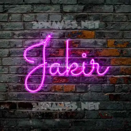 jakir in Pink Neon style - 3D name wallpaper jakir in Pink Neon style - 3D name wallpaper