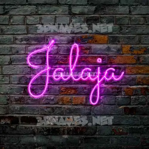 jalaja in Pink Neon style - 3D name wallpaper jalaja in Pink Neon style - 3D name wallpaper