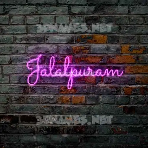 jalalpuram in Pink Neon style - 3D name wallpaper jalalpuram in Pink Neon style - 3D name wallpaper