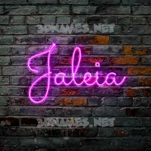 jaleia in Pink Neon style - 3D name wallpaper jaleia in Pink Neon style - 3D name wallpaper