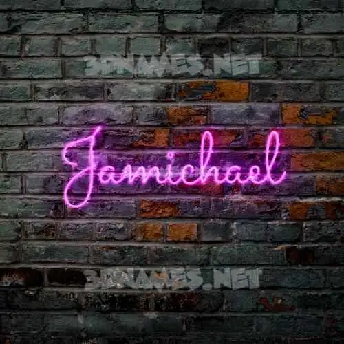 jamichael in Pink Neon style - 3D name wallpaper jamichael in Pink Neon style - 3D name wallpaper