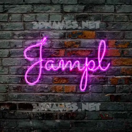 jampl in Pink Neon style - 3D name wallpaper jampl in Pink Neon style - 3D name wallpaper