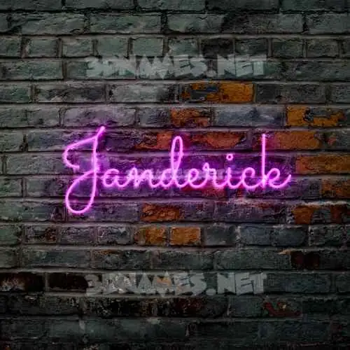 janderick in Pink Neon style - 3D name wallpaper janderick in Pink Neon style - 3D name wallpaper