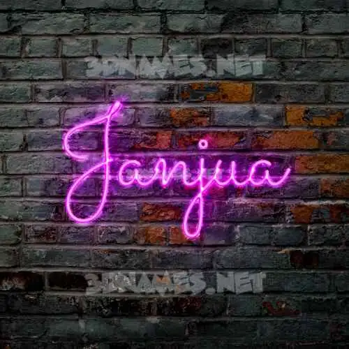 janjua in Pink Neon style - 3D name wallpaper janjua in Pink Neon style - 3D name wallpaper