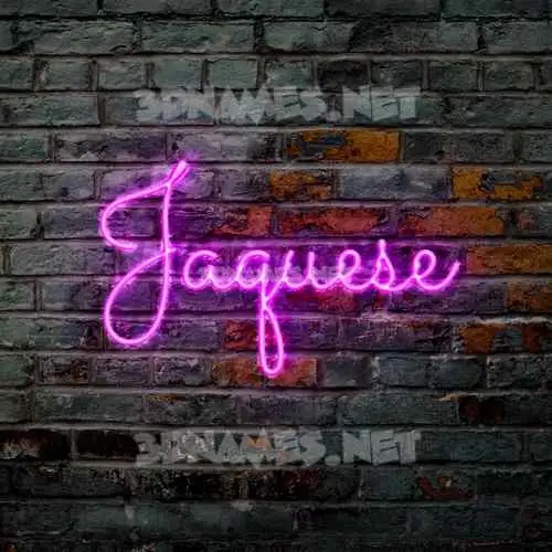 jaquese in Pink Neon style - 3D name wallpaper jaquese in Pink Neon style - 3D name wallpaper