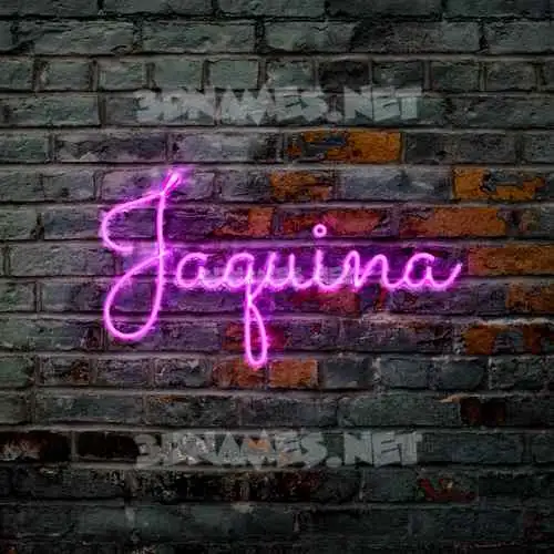 jaquina in Pink Neon style - 3D name wallpaper jaquina in Pink Neon style - 3D name wallpaper