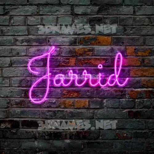 jarrid in Pink Neon style - 3D name wallpaper jarrid in Pink Neon style - 3D name wallpaper