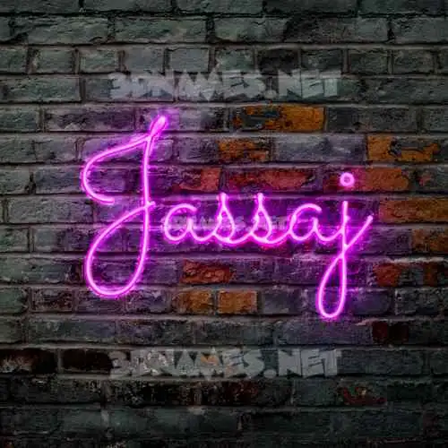 jassaj in Pink Neon style - 3D name wallpaper jassaj in Pink Neon style - 3D name wallpaper