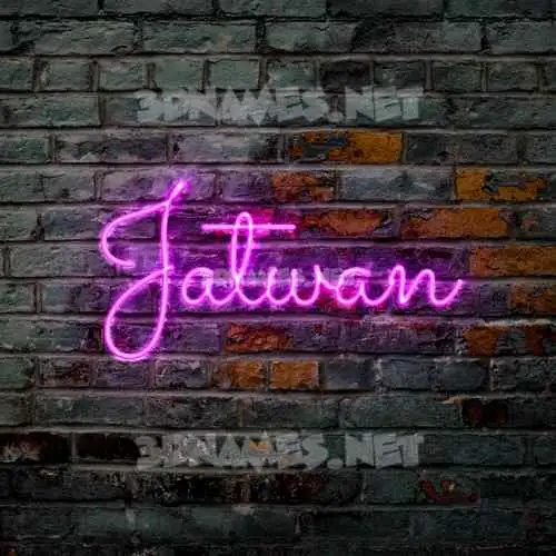 jatwan in Pink Neon style - 3D name wallpaper jatwan in Pink Neon style - 3D name wallpaper