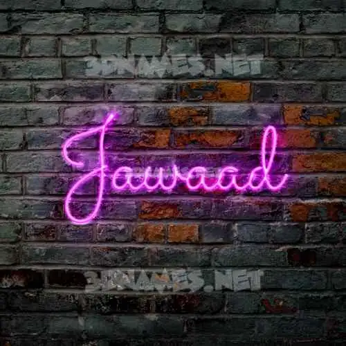 jawaad in Pink Neon style - 3D name wallpaper jawaad in Pink Neon style - 3D name wallpaper